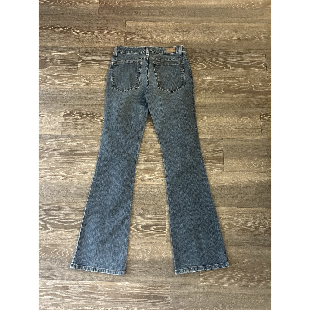 2000s Mossimo Low Rise Bootcut Denim Distressed Jeans Y2K Grunge Indie